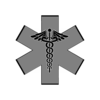 Nurse Logo Black Gray Image